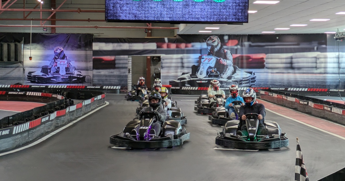 Wer macht das Rennen? Actionreicher Azubi-Ausflug zum Kartfahren