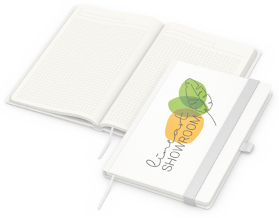 Match-Book green+blue, A5, Winkelkaro, Cover-Star 