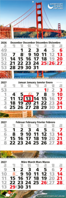 Quadro Wire-O 4, Deutsch weiß/rot