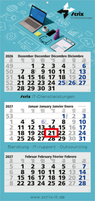 Maxi Light 3, Deutsch hellgrau/blau