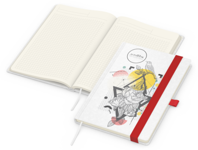Match-Book Natura Bestseller, A5, Winkelkaro, Crem
