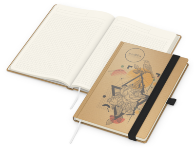 Match-Book Creme Bestseller, A5, Natura braun-indi