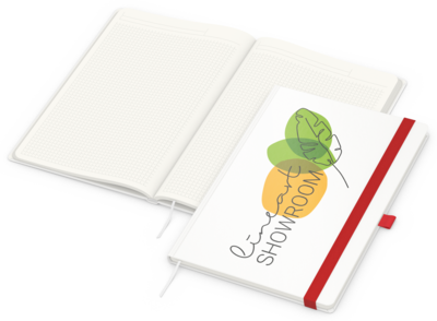 Match-Book green+blue, A4, Winkelkaro, Cover-Star 