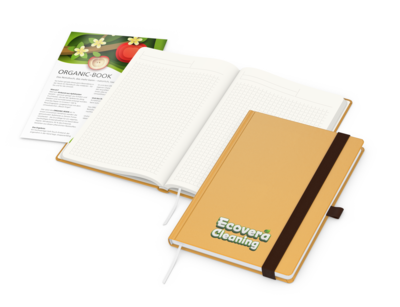 Organic-Book green+blue inkl. Siebdruck-Digital, o