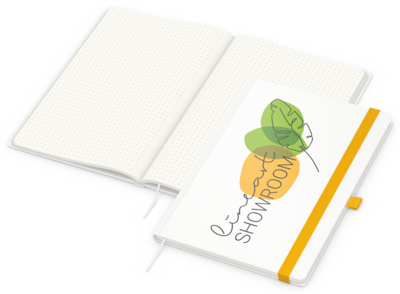 Match-Book green+blue, A4, Punktraster, Cover-Star