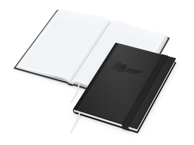 Visco-Book A5 Bestseller, Winkelkaro, White, schwa