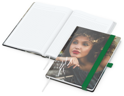Match-Book White Bestseller Cover-Star gloss A5, g