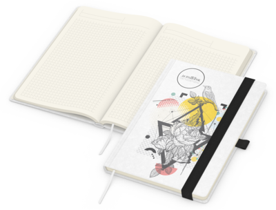 Match-Book Natura Bestseller, A5, Winkelkaro, Crem