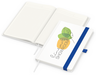 Match-Book green+blue, A5, Winkelkaro, Cover-Star 