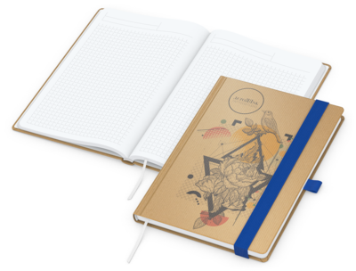 Match-Book White Bestseller Natura braun A5, mitte