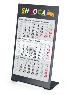 Desktop 3 Color Bestseller, 1 Jahr, anthrazit