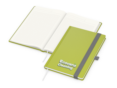 Organic-Book green+blue inkl. Siebdruck-Digital