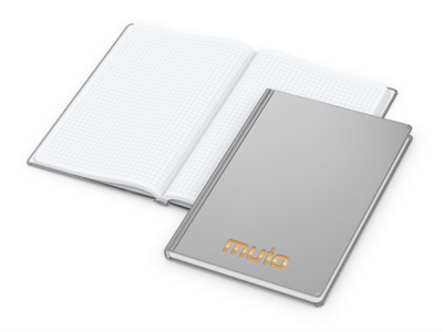 Easy-Book Basic A5 Bestseller, silber inkl. Goldpr