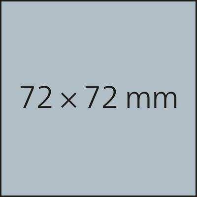 Basic green+blue, 72 × 72 mm