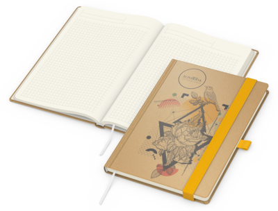 Match-Book Natura Bestseller, A5, Winkelkaro, Crem