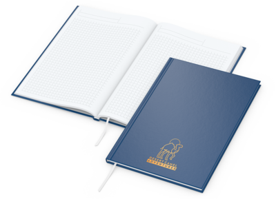 Memo-Book Bestseller inkl. Siebdruck-Digital, A5, 