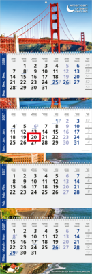 Quadro Wire-O 4, Deutsch Design hellgrau/blau