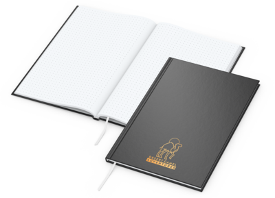 Memo-Book Bestseller inkl. Siebdruck-Digital, A5, 