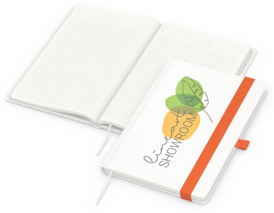 Match-Book green+blue, A5, Winkelkaro, Cover-Star 