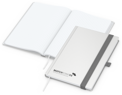 Vision-Book Bestseller, A5, Punktraster, White, we