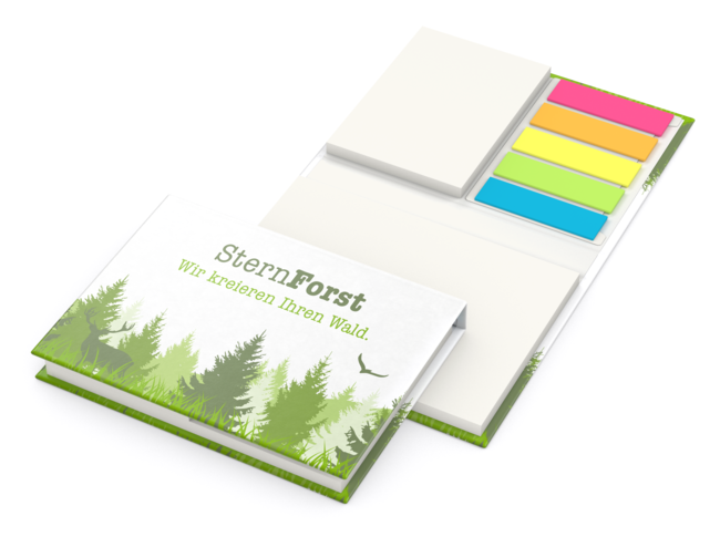 Brüssel Bookcover Natura White green+blue