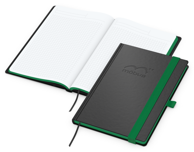 Color-Book Bestseller inkl. Prägung A5, grün