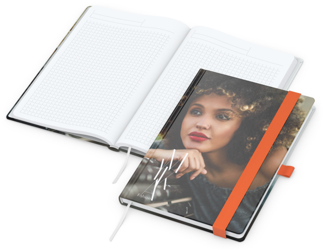 Match-Book White Bestseller Cover-Star gloss A5, o