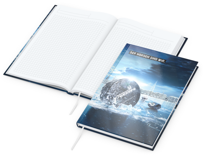 Note-Book Bestseller Cover-Star gloss A5 inkl. 4C-
