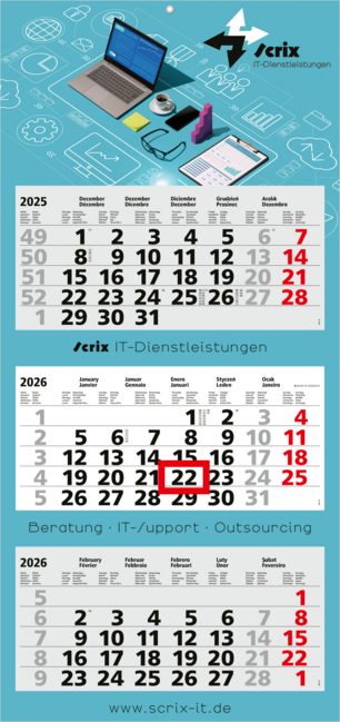 Maxi Light 3, International hellgrau/rot