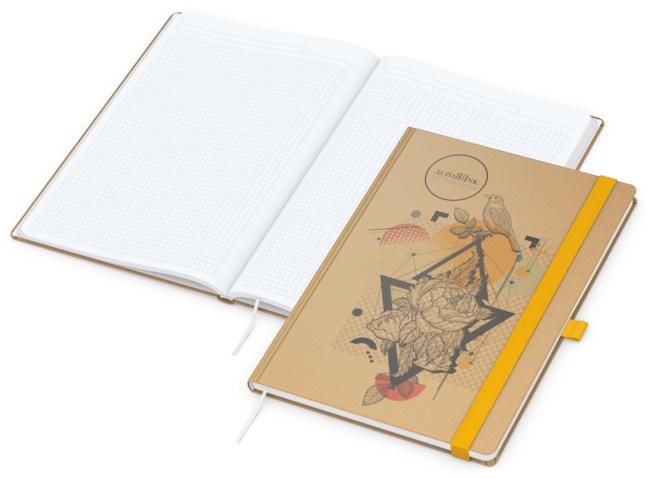 Match-Book White Bestseller, A4, Natura braun-indi