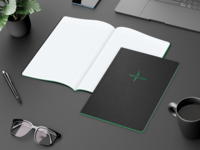 Tablet-Book Slim Bestseller, A4, grün