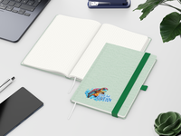 Ocean-Book A5 green+blue, Punktraster, grün
