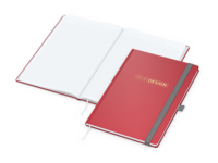 Vision-Book Bestseller, A4, Winkelkaro, White, rot
