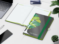 Custom-Book Round A4 Appleskin