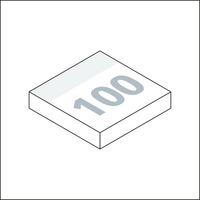 Basic 72 × 72 Bestseller, 100 Blatt