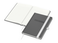 Organic-Book green+blue inkl. Blindprägung, anthra