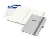 Ocean-Book A5 green+blue, Punktraster, hellgrau, I