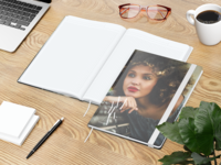 Match-Book White Bestseller Cover-Star gloss A4, w