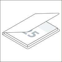 Memo-Card Haftnotiz green+blue